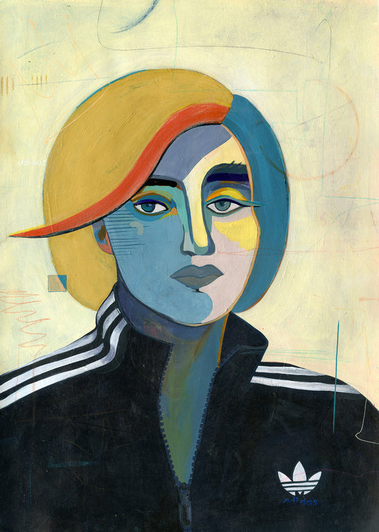 Margot in Adidas, 29,7 x 42 cm