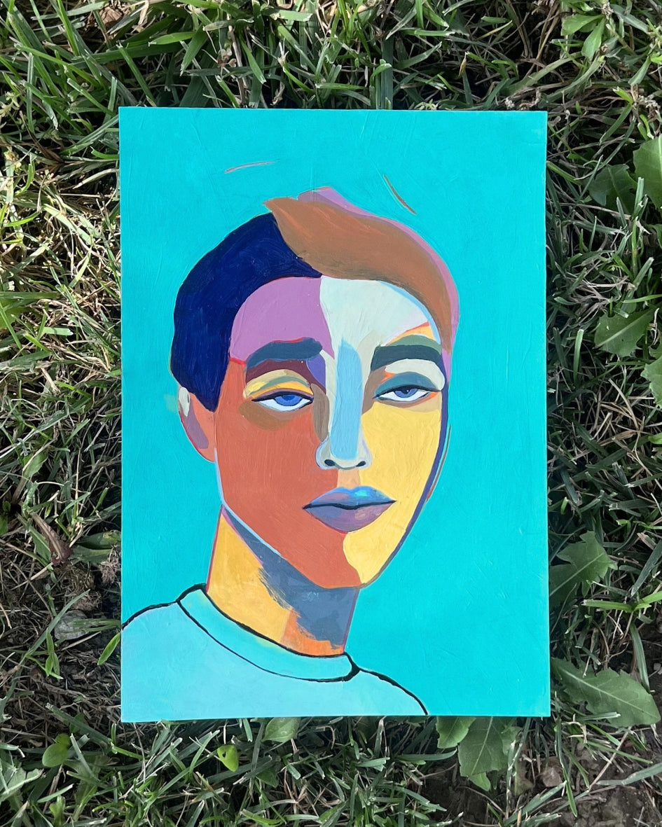 Portrait of a Boy, Original Artwork, A5