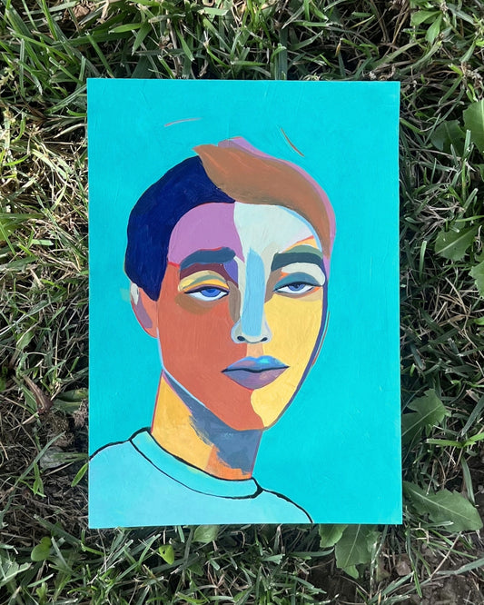 Portrait of a Boy, Original Artwork, A5