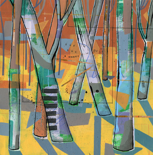 Summer Forest, 30 x 30 cm