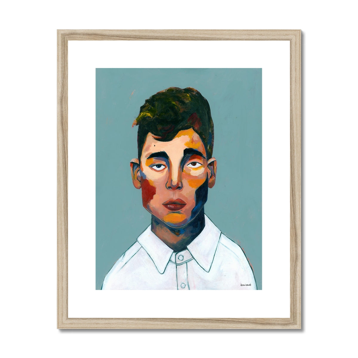 Andalusian Brother 1, Framed & Mounted Print