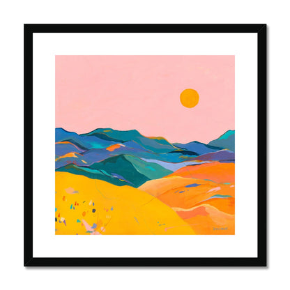 Alpujarras at Sunrise (I'd imagine),  Framed & Mounted Print