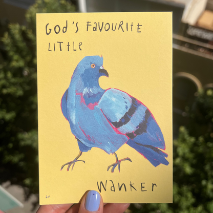 God's Favourite, Postcard